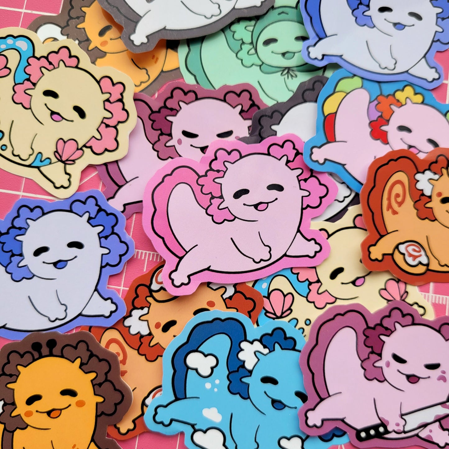 Axolotl Enamel Pin Blind Bag! Alotalotls, Mystery Hard Enamel Kawaii Animal Pin, Gift for Axolotl Lovers