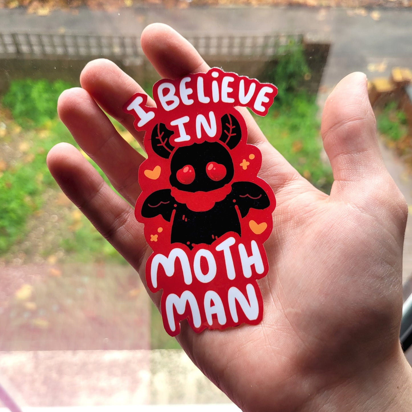 Mothman Nightcrawler Cryptid Stickers ! / Waterproof / Cryptozoology Vinyl Stickers for Scrapbooking, Bullet Journal, Diary