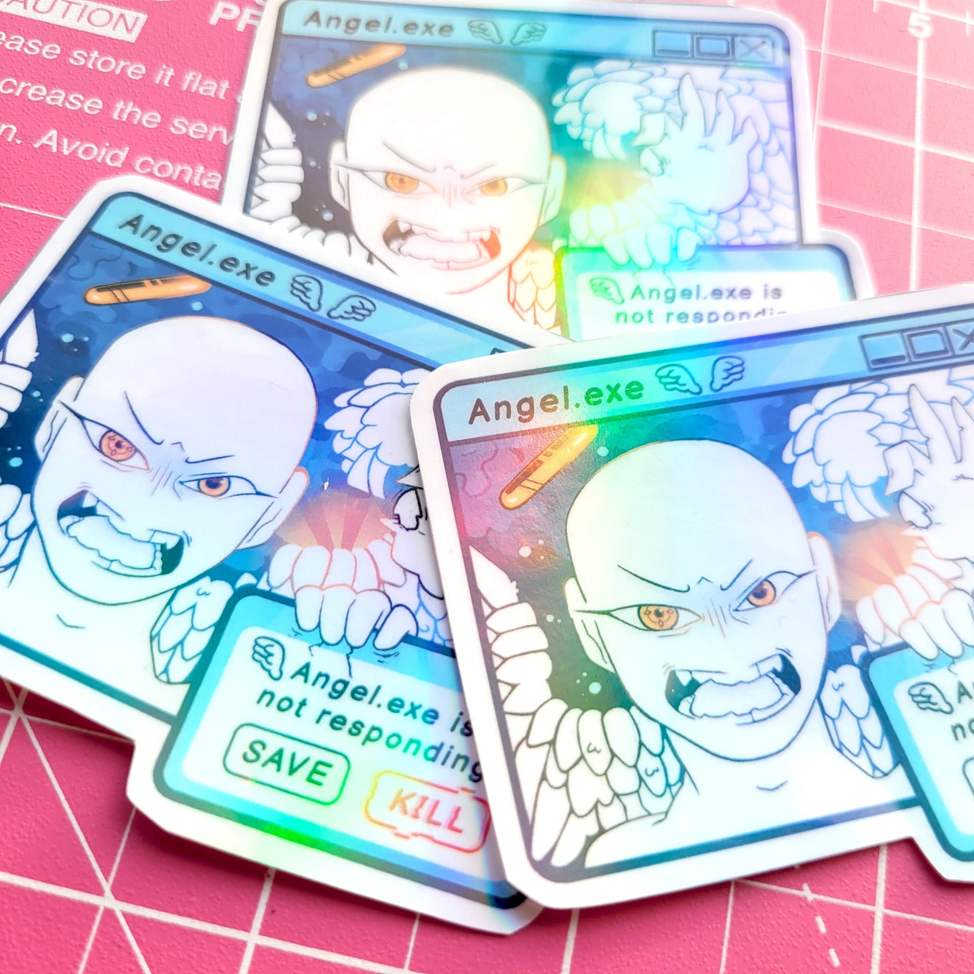 Weirdcore Angel Stickers! / Waterproof / Be Not Afraid Angelcore Stickers for Scrapbooking, Bullet Journal, Diary