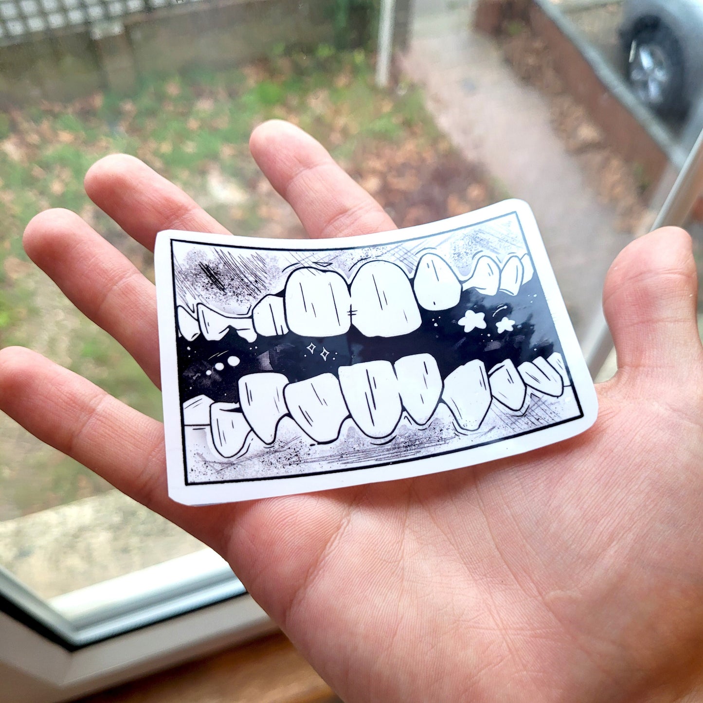 Gore Eyeball Teeth Stickers ! / Waterproof / Horror Vinyl Sticker for Scrapbooking, Bullet Journal, Diary