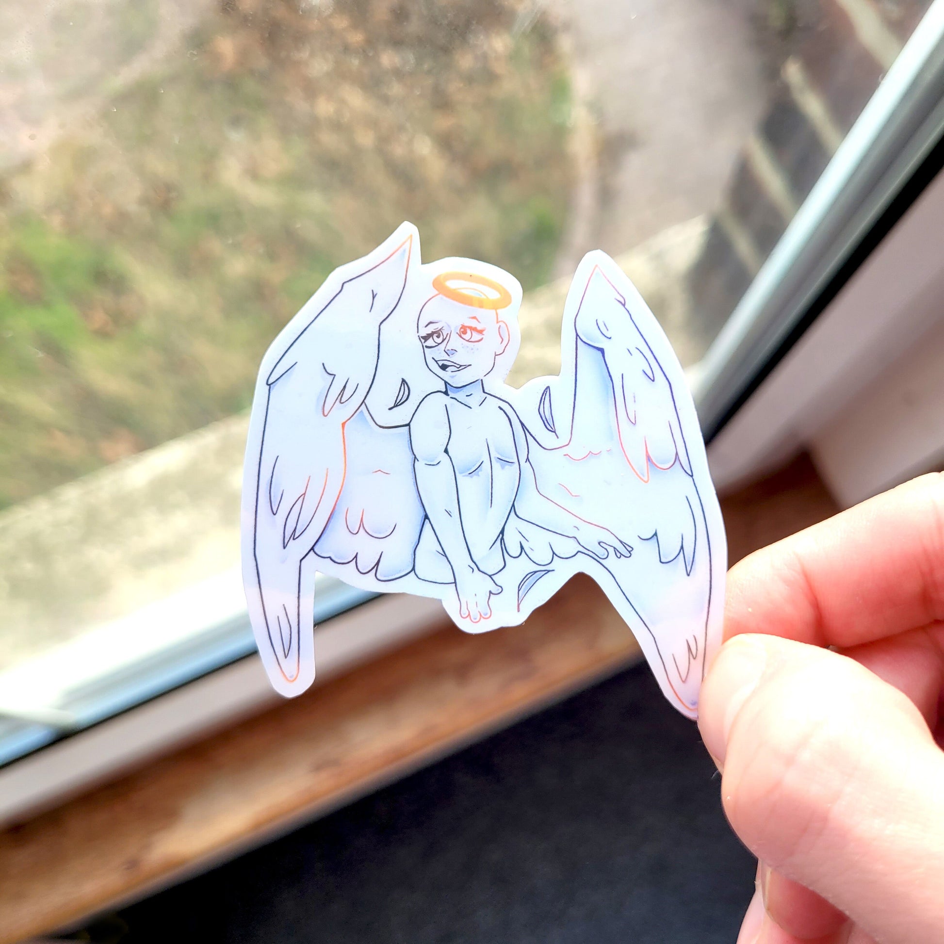 Weirdcore Angel Stickers! / Waterproof / Be Not Afraid Angelcore Stickers for Scrapbooking, Bullet Journal, Diary