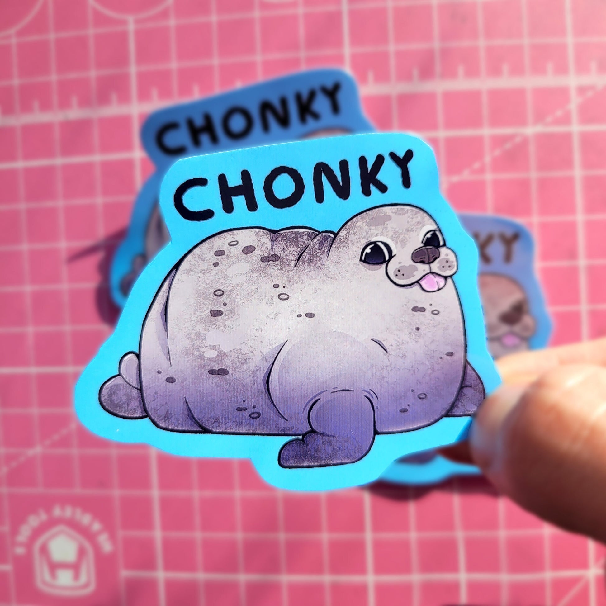 Cute Seal Stickers! / Waterproof / Floating Seal Harp Seal Stickers for Scrapbooking, Bullet Journal, Diary