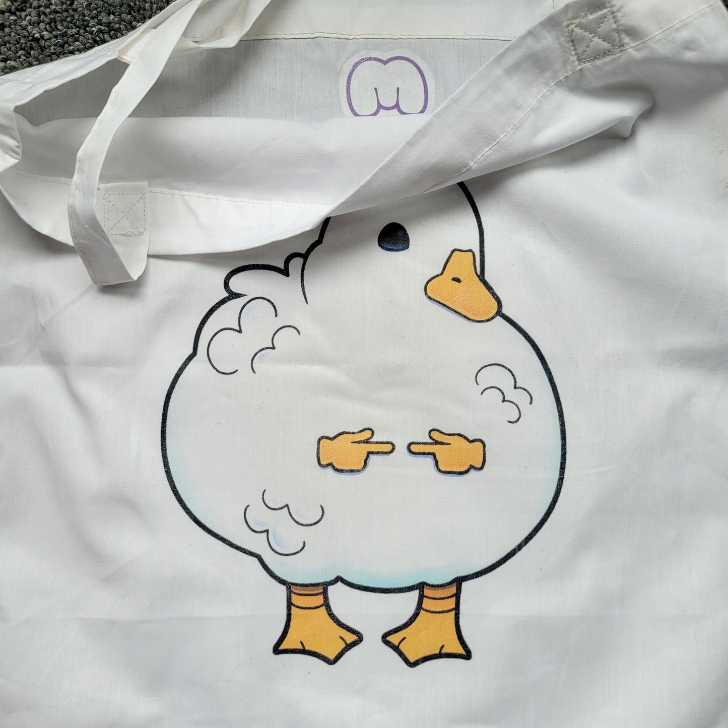 Duck Tote Bag! / Ducky Lover / Cute Animal Art bag for Shopping, Accessories