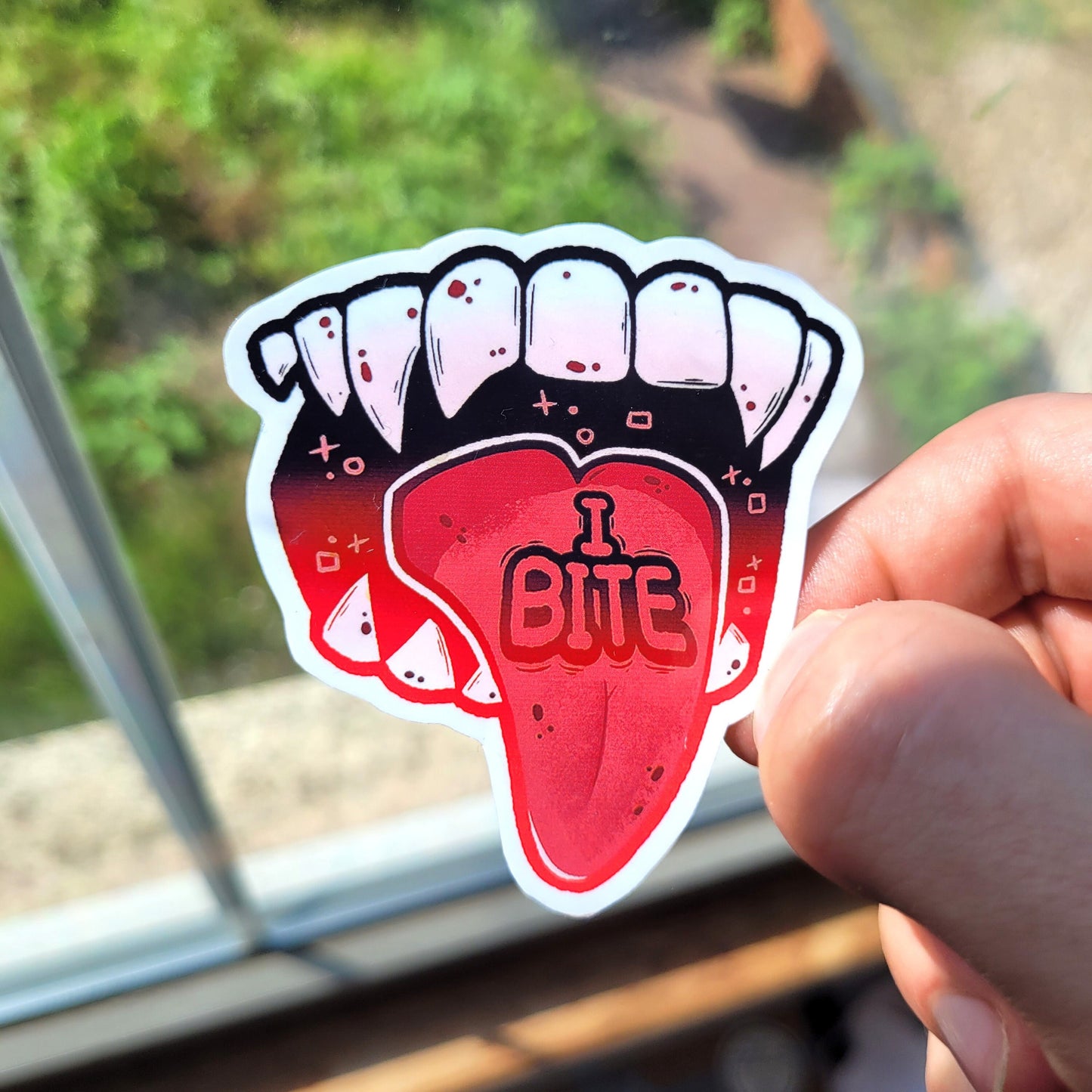 Teeth Fleshcore Candy-Gore Stickers! / Waterproof / Horror Vinyl Sticker for Scrapbooking, Bullet Journal, Diary