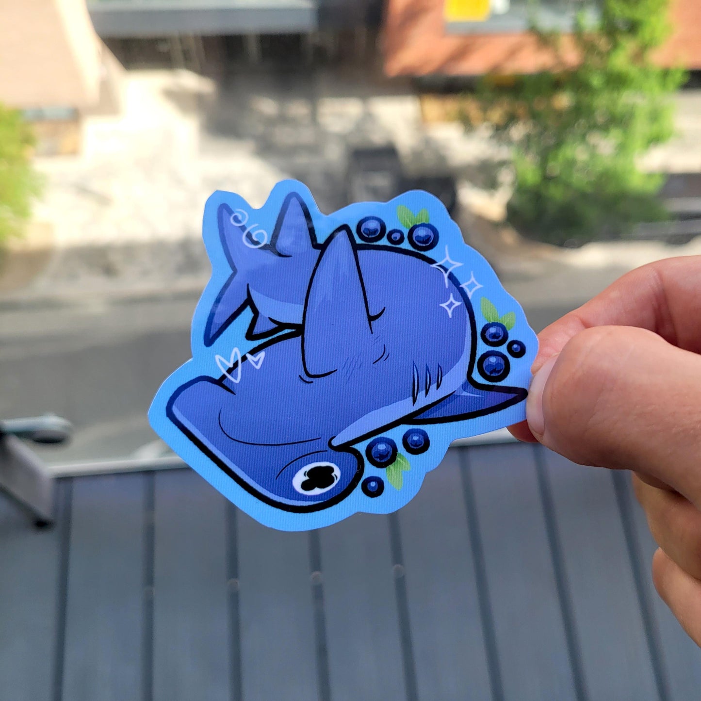 Fruit Shark Stickers! / Waterproof / Ocean Vinyl Stickers for Scrapbooking, Bullet Journal, Diary