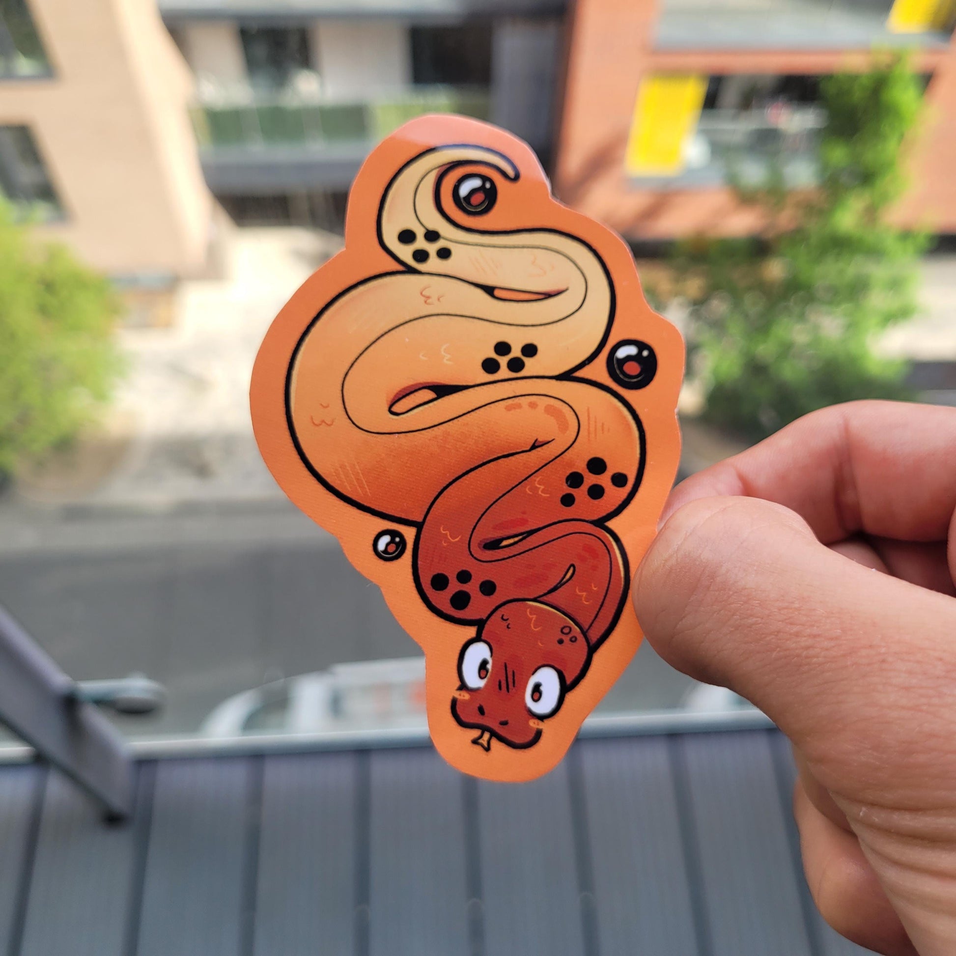 Boba Tea Snake Stickers! / Waterproof / Reptile Vinyl Stickers for Scrapbooking, Bullet Journal, Diary